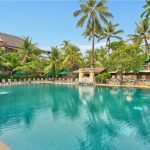 frangipani pool, legian beach pool, legian beach resort