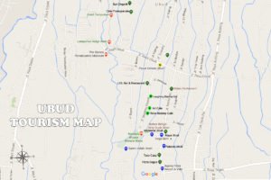 ubud village, ubud, ubud map, bali tourism, bali tourism maps, travel guides