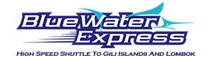 blue water, blue express, ast boat, boat, transfers, blue water express, logo, fast boat, bali gili island