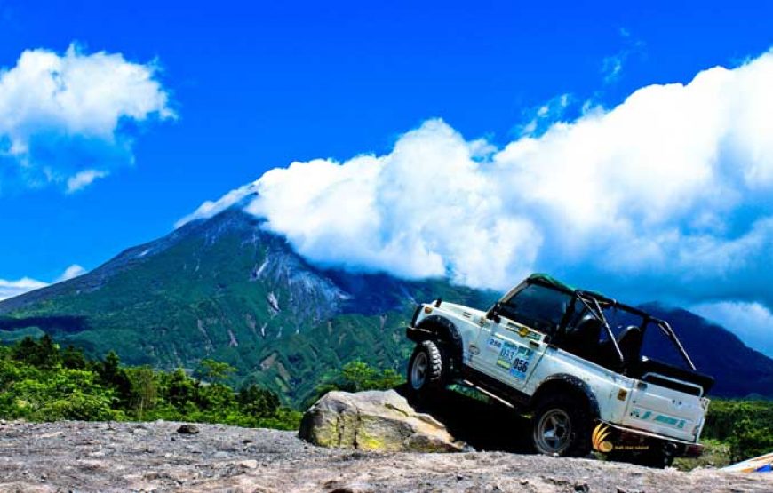 Borobudur Tour Jeep Ride adventure at Mount Merapi