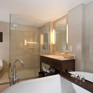 deluxe bathroom, deluxe bathroom padma resort