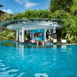 seruni sunken pool bar, pool bar padma resort, pool bar padma resort legian