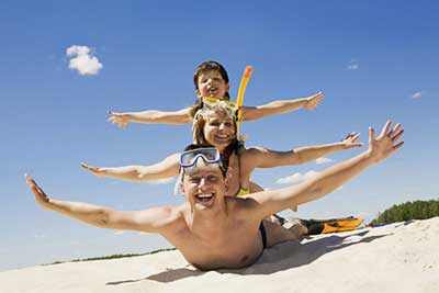 beach family travel, bali star island