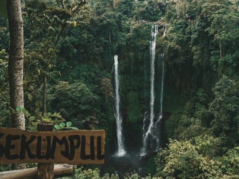 sekumpul waterfall, bali paradise, tourist attraction