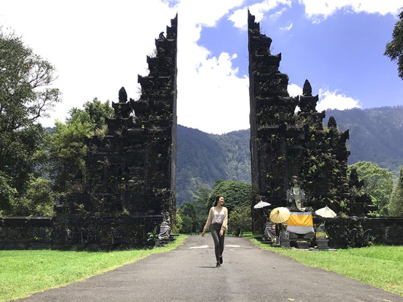 Iconic Bali Gate photo Handara Gate