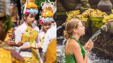 Saraswati Day, Banyu Pinaruh Bali, Melukat Ritual Bali