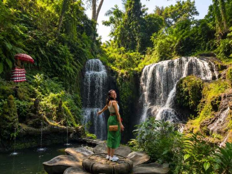 Taman Beji Griya Waterfall, Bali Purification Ritual, Bali Tourist Attraction, Melukat Ceremony Bali, Hidden Waterfall in Bali, Spiritual Experience in Bali, Taman Beji Griya Temple, Sacred Waterfall Bali, Bali Star Island
