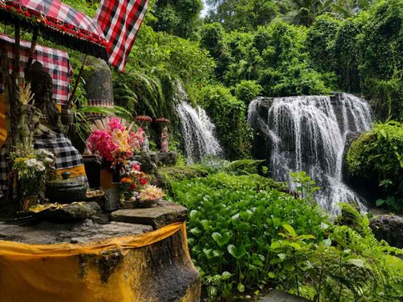 Taman Beji Griya Waterfall, Bali Purification Ritual, Bali Tourist Attraction, Melukat Ceremony Bali, Hidden Waterfall in Bali, Spiritual Experience in Bali, Taman Beji Griya Temple, Sacred Waterfall Bali, Bali Star Island
